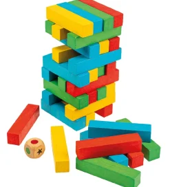 TACTIC Spil>Spil - Rainbow Tower - Wooden Classic