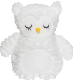 Teddykompaniet Bamser>Varmepude - Ugle - Hvid - 23 cm