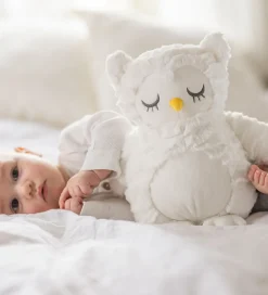 Teddykompaniet Bamser>Varmepude - Ugle - Hvid - 23 cm