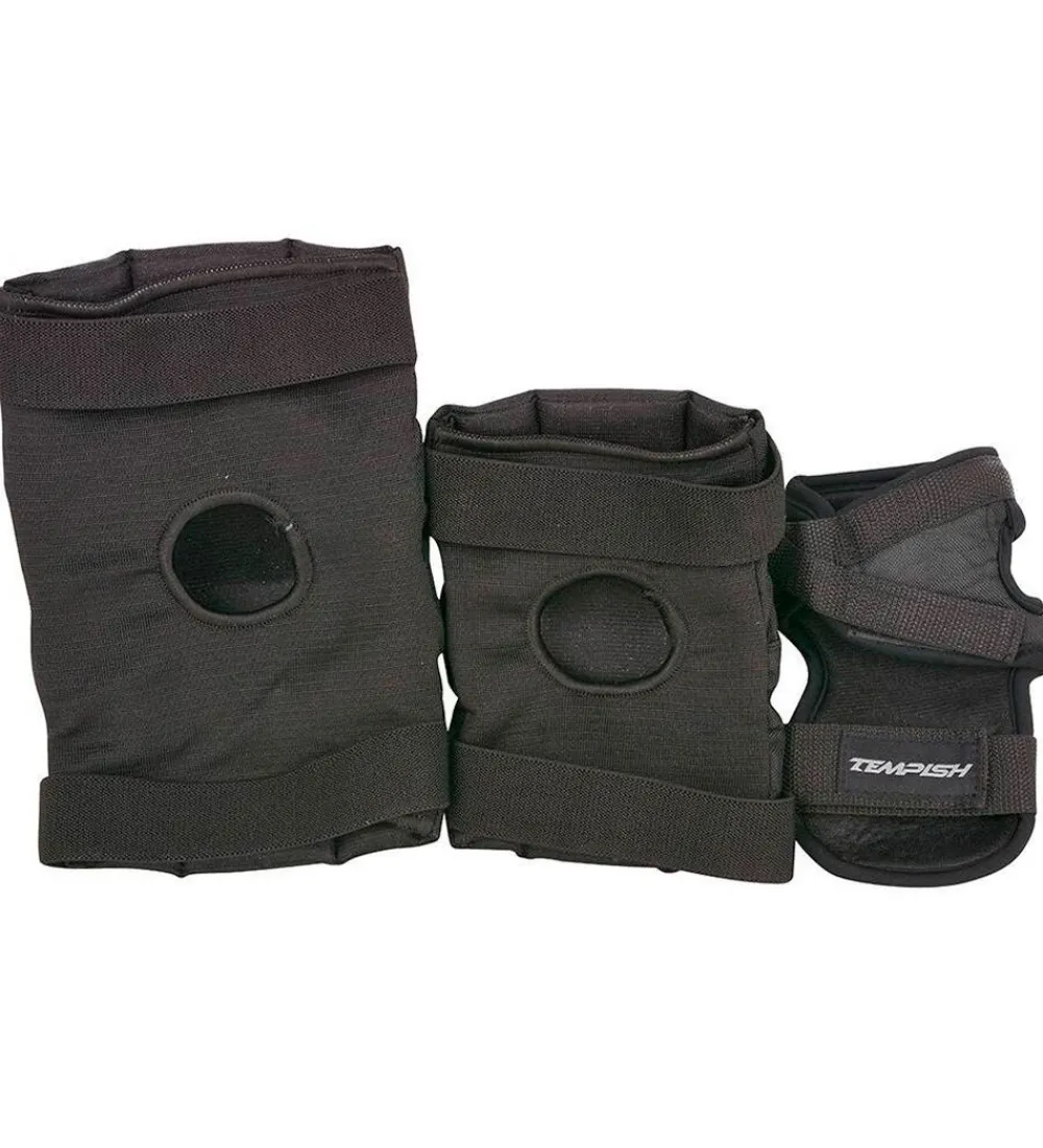 Tempish Rulleskøjter>Beskyttelsessæt - Taky - Sort/Grå