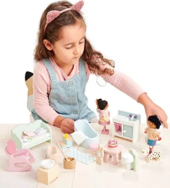 Tender Leaf Trælegetøj>Trælegetøj - Dukkehusmøbler - Startsæt