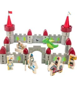 Tender Leaf Trælegetøj>Trælegetøj - Drageborg - Legesæt