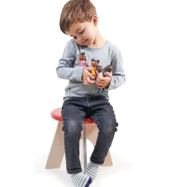 Tender Leaf Trælegetøj>Trælegetøj - Dukkehusfigurer - Familien Humming Bird