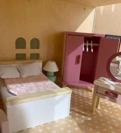 Tender Leaf Trælegetøj>Trælegetøj - Dukkehusmøbler - Soveværelse