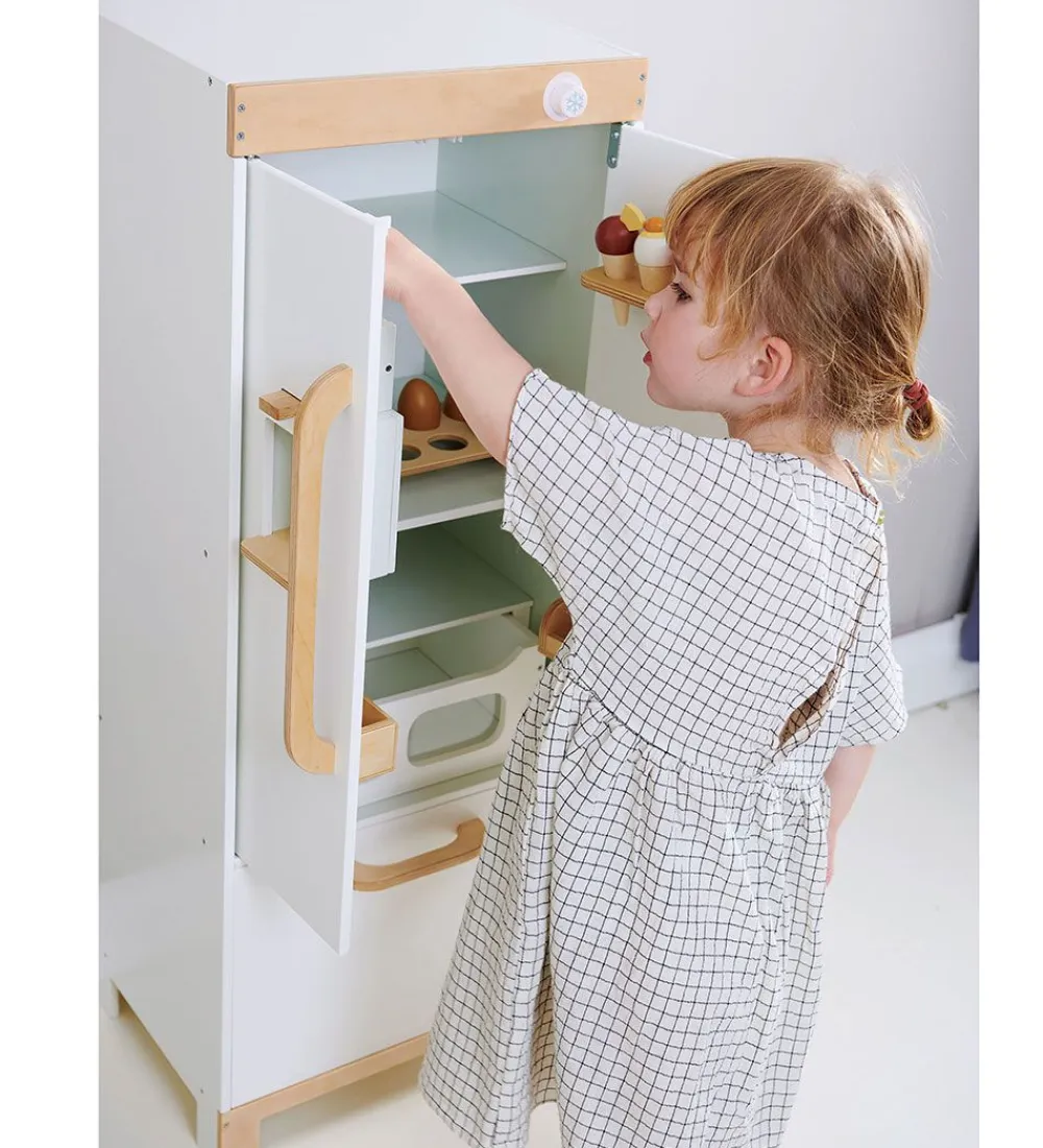 Tender Leaf Trælegetøj>Trælegetøj - Køleskab - Hvid