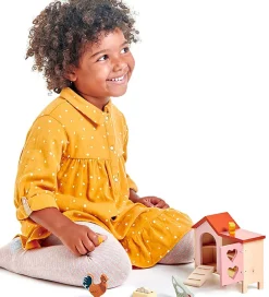 Tender Leaf Trælegetøj>Trælegetøj - Kæledyrssæt - Dukkehus - Høns