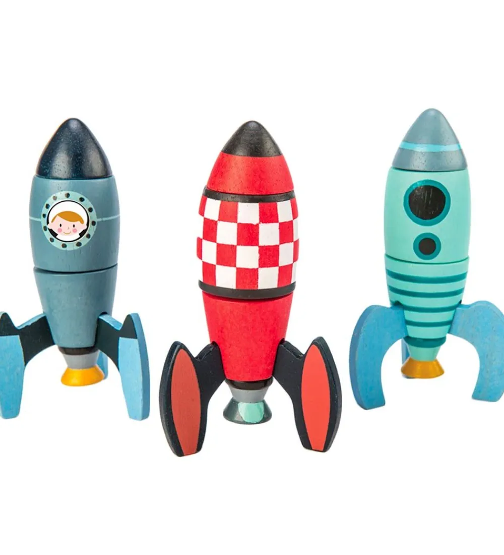 Tender Leaf Trælegetøj|Aktivitetslegetøj>Trælegetøj - Raketsæt - 21 Dele