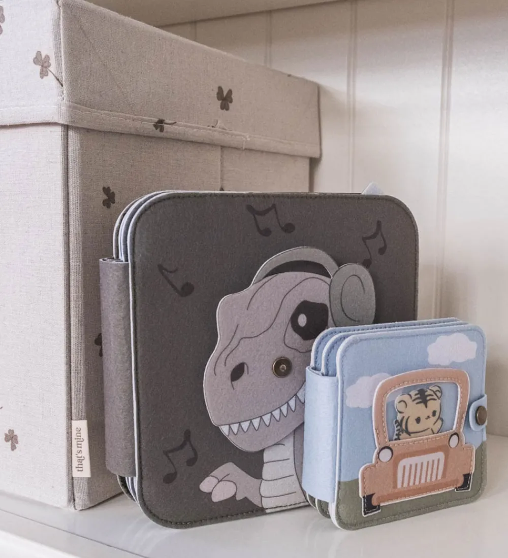 Thats Mine Bøger|Babylegetøj>That's Mine Aktivitetsbog - Emory - Filt - Dino Esta