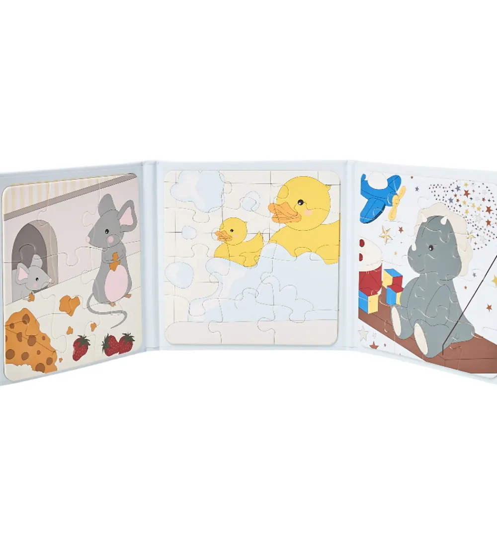 Thats Mine Spil|Puslespil>Magnetpuslespil - 3-pak - Ricki - Dino