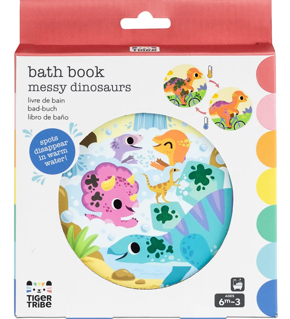 Tiger Tribe Bøger|Badelegetøj>Badebog - Messy Dinosaurs
