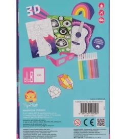 Tiger Tribe Malebog>Farvesæt - 3D - Rainbow Dreams