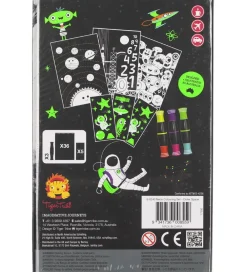 Tiger Tribe Malebog>Farvesæt - Neon - Outer Space