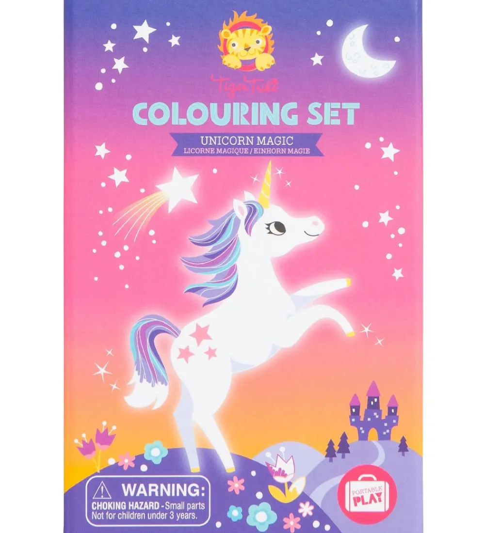 Tiger Tribe Malebog>Farvesæt - Unicorn Magic