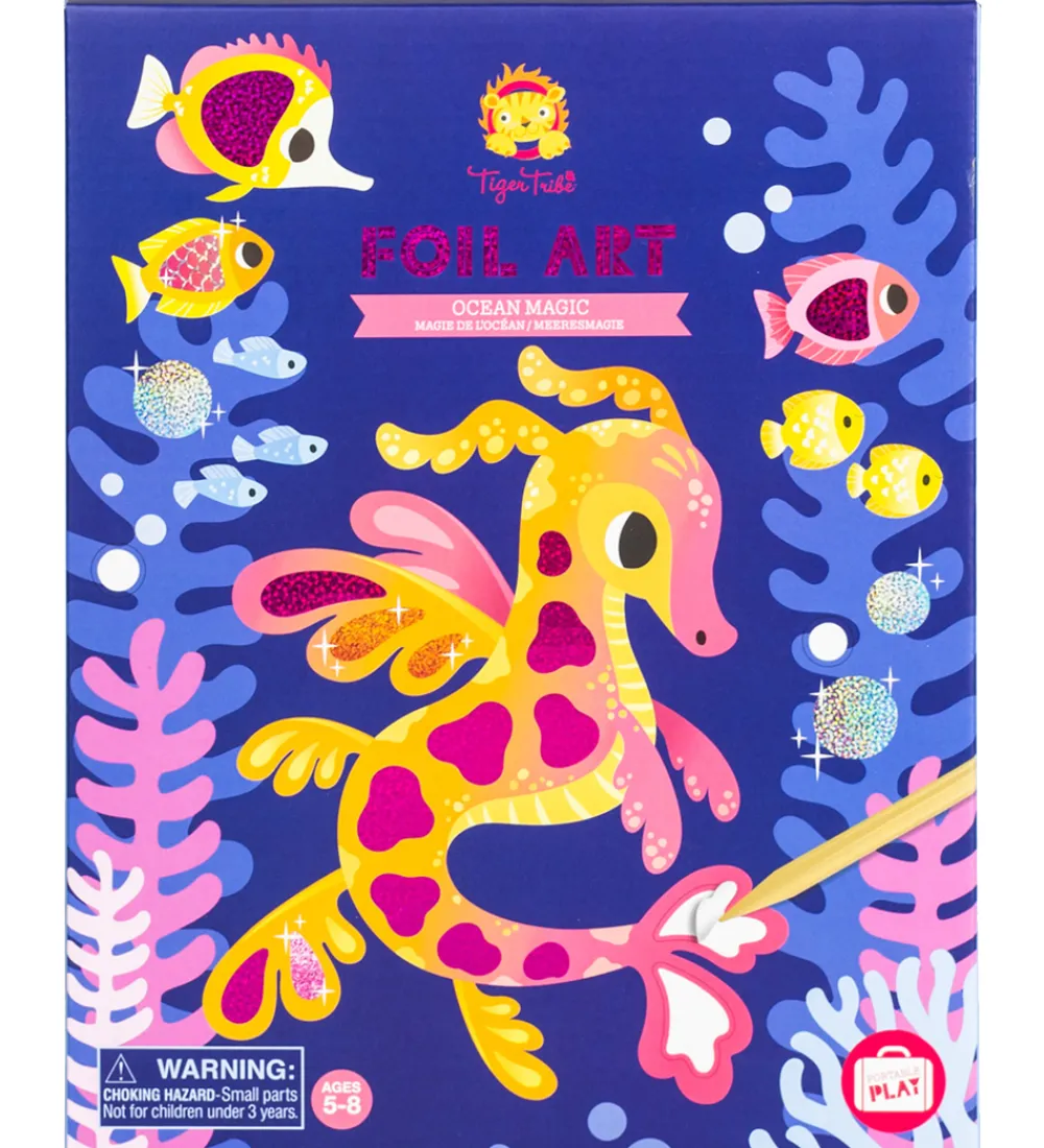 Tiger Tribe Kreasæt>Kreasæt - Foil Art - Ocean Magic