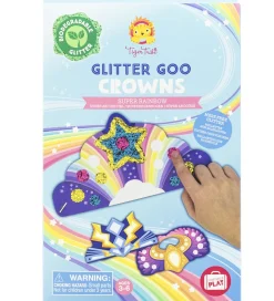 Tiger Tribe Kreasæt>Kreasæt - Glitter Goo Crowns - Super Rainbow