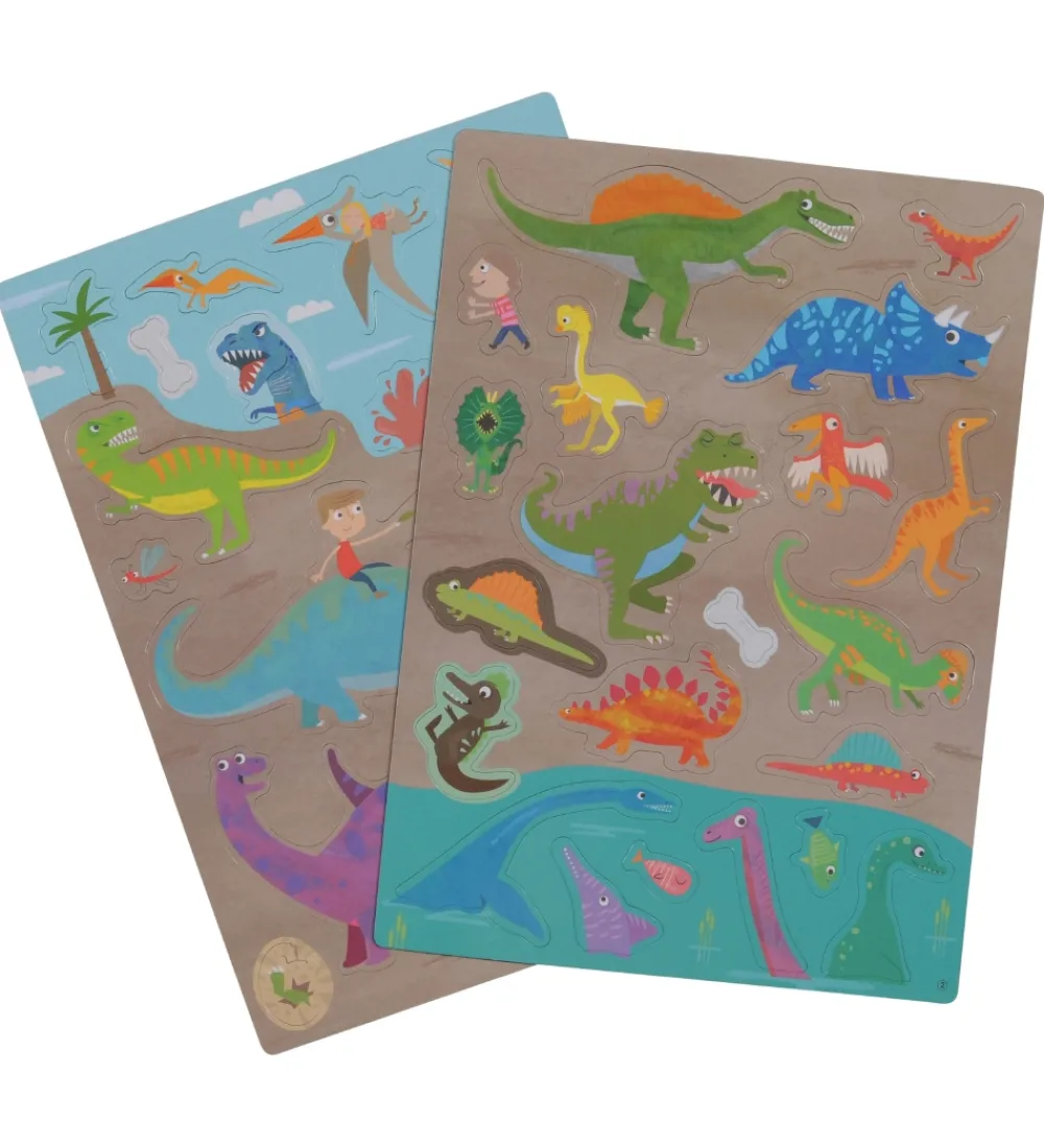 Tiger Tribe Magnetlegetøj>Magnetbog - Magna Carry - Dino World