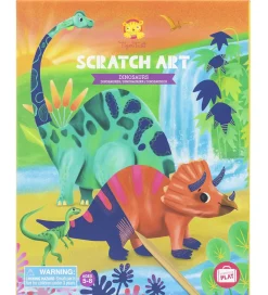 Tiger Tribe Kreasæt>Skrabekort - 8 Stk. - Dinosaur