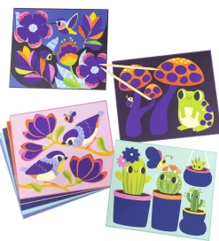 Tiger Tribe Kreasæt>Skrabekort - 8 Stk. - Garden