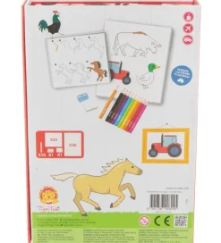 Tiger Tribe Malebog>Tegnesæt - Lær at Tegne - On The Farm