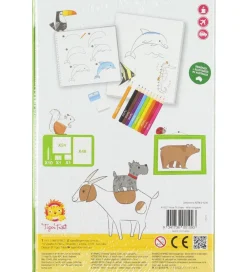 Tiger Tribe Malebog>Tegnesæt - Wild Kingdom