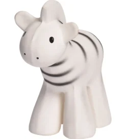 Tikiri Bideringe>Bidedyr - Naturgummi - Zebra - Hvid/Sort