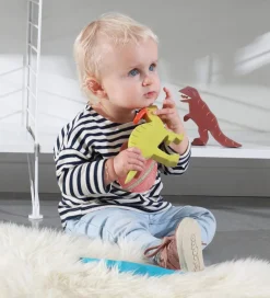 Tikiri Bideringe>Bidelegetøj - Naturgummi - Dino - Grøn