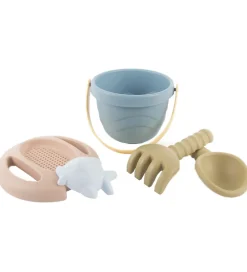 Dantoy Strandlegetøj>Tiny by BIO Plastic Spandsæt - 5 Dele - Blå