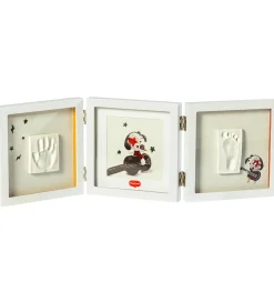 Tiny Love Kreativ Leg|Kreasæt>Aftryksæt - Hånd/Fod - Dobbeltramme - Hvid