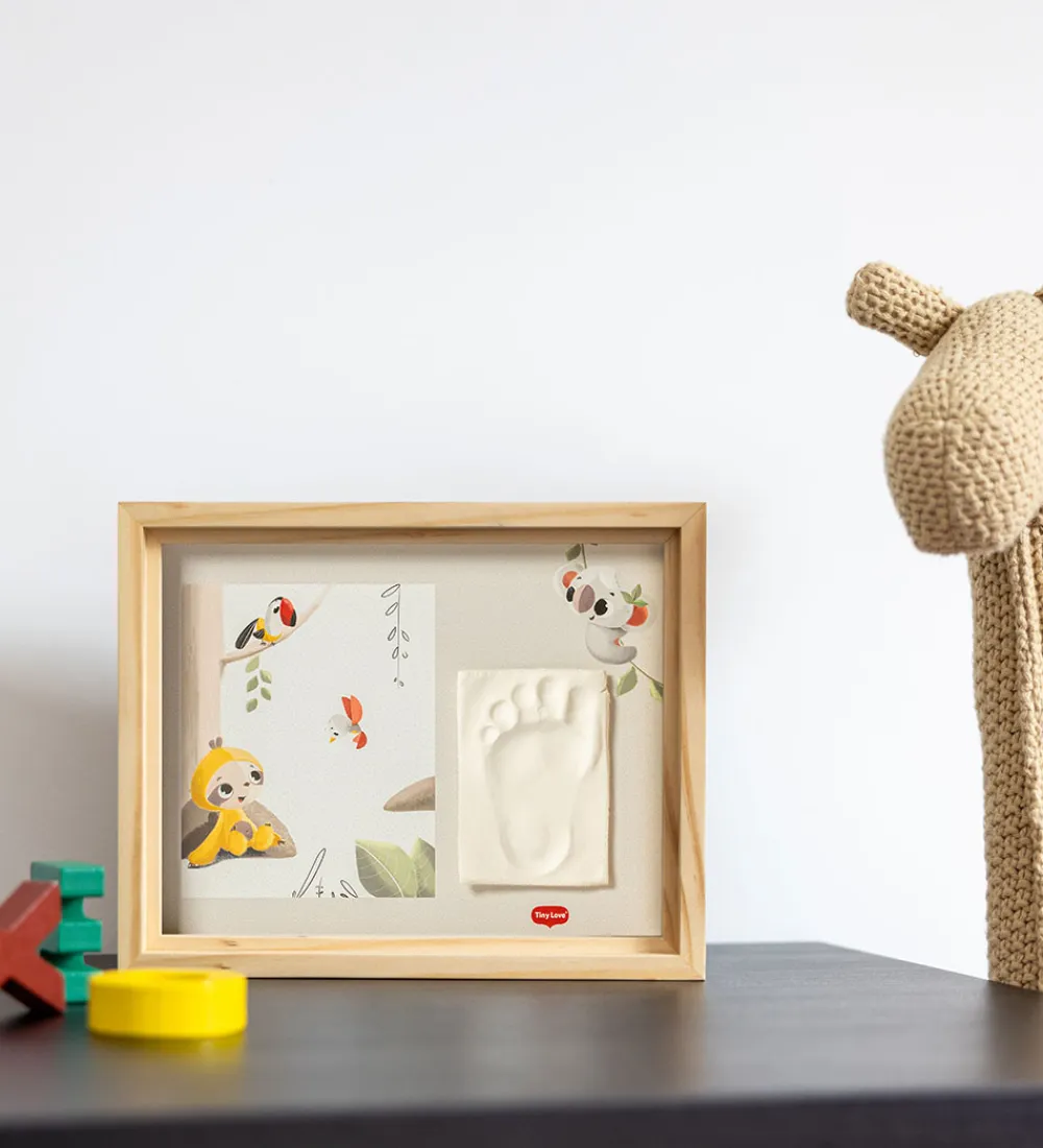 Tiny Love Kreativ Leg|Kreasæt>Aftryksæt - Hånd/Fod - Wooden Frame