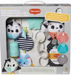 Tiny Love Aktivitetslegetøj>Gaveæske - Black & White - 20 Dele - Magical Tales