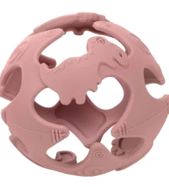 Tiny Tot Bolde|Bideringe>Bidebold - Silikone - Støvet Rosa