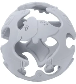 Tiny Tot Bideringe|Bolde>Bidebold - Silikone - Gråblå