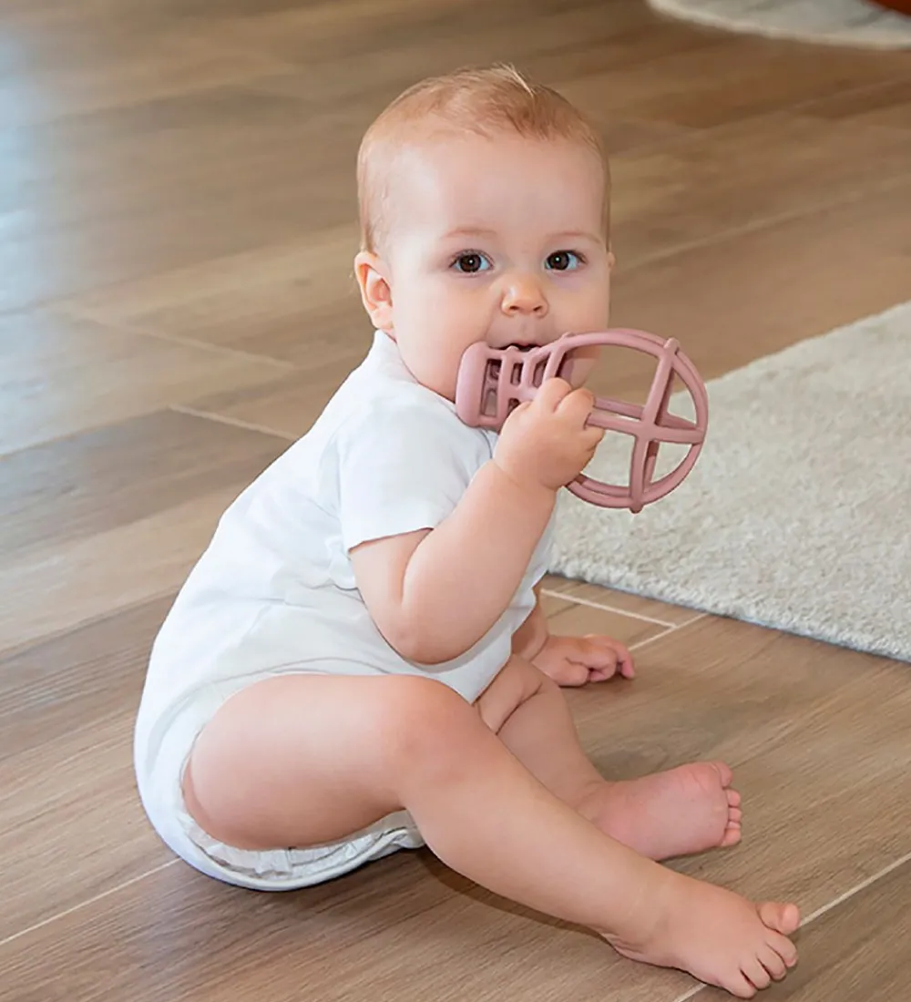 Tiny Tot Bideringe>Bidelegetøj - Silikone - Blush
