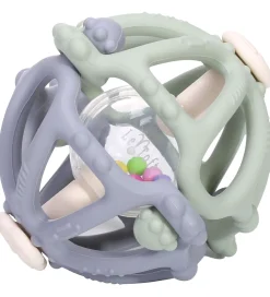 Tiny Tot Babylegetøj|Bideringe>Bidelegetøj m. Rangle - Sage/Blå