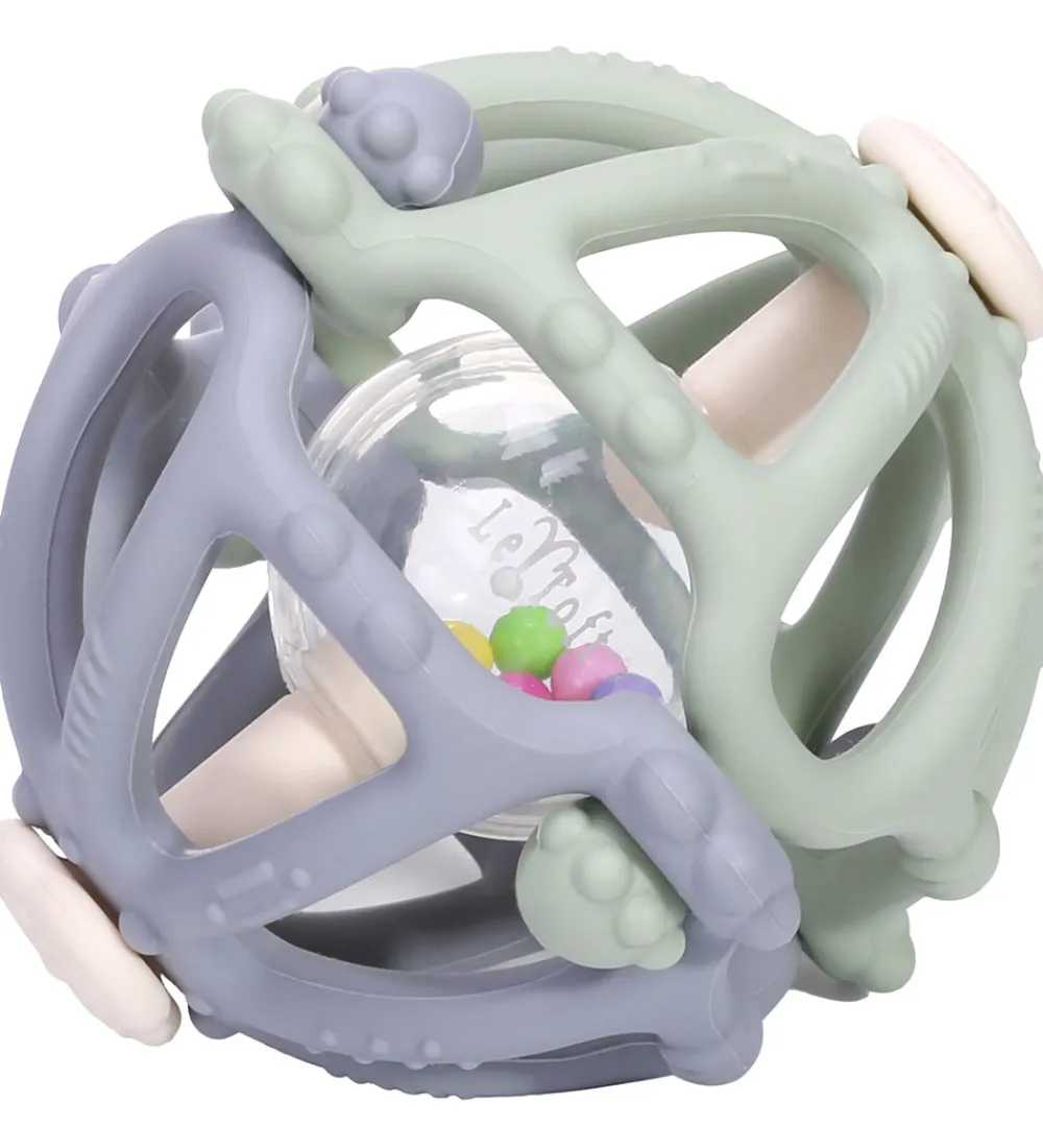Tiny Tot Babylegetøj|Bideringe>Bidelegetøj m. Rangle - Sage/Blå