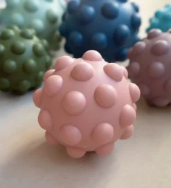 Tiny Tot Bolde>Bold - Sensory Silicone Fidget Ball - 10 cm - Blush