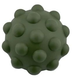Tiny Tot Bolde>Bold - Sensory Silicone Fidget Ball - 10 cm - Armygrøn