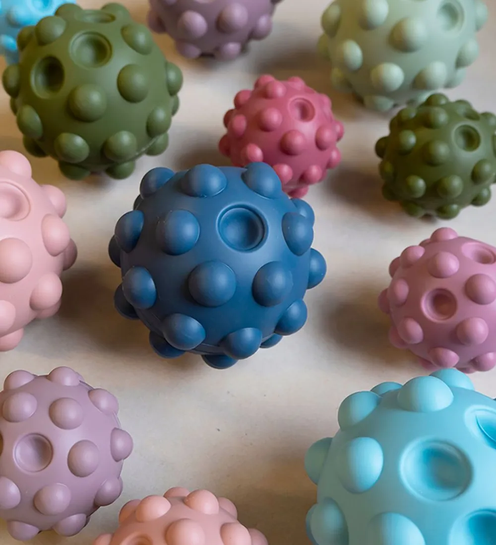 Tiny Tot Bolde>Bolde - Sensory Silcone Fidget Balls - 2-pak - 7 cm - G