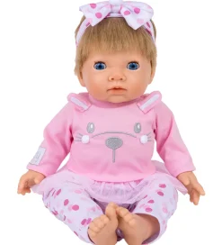 Tiny Treasures Dukker Og Tilbehør>Dukke m. Blond Hår - Pink Bunny Baby