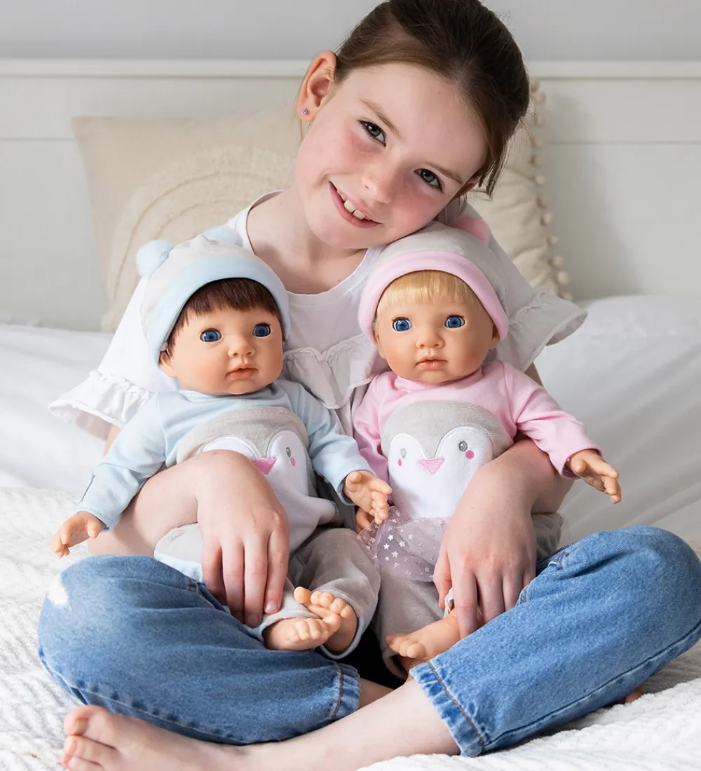 Tiny Treasures Dukker Og Tilbehør>Dukker - Tvillinger - Baby Penguin Set