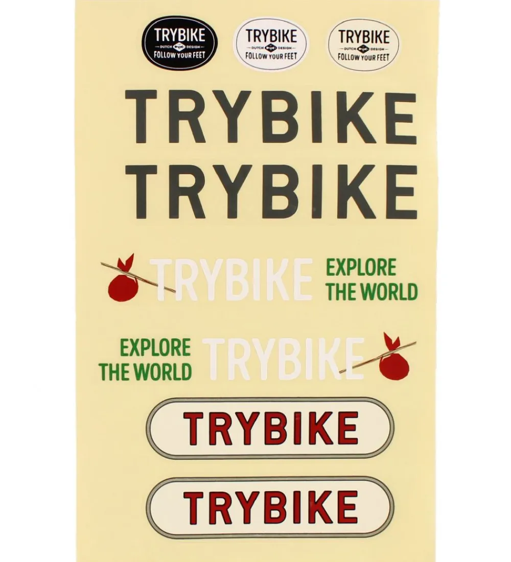 TryBike Løbecykler>Løbecykel - Steel - Rød
