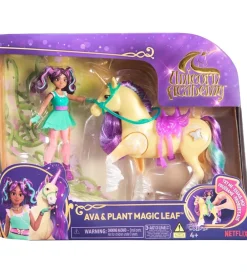 Unicorn Academy Figurer>Legetøjsfigurer - Ava & Plant Magic Leaf