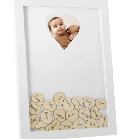 Vanilla Copenhagen Kreasæt>Gæstebog - Ramme m. Hjerte - Hvid