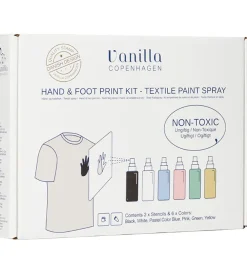 Vanilla Copenhagen Kreativ Leg|Kreasæt>Hånd- og Fodaftryk Sæt - Tekstilspray