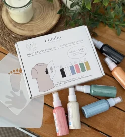 Vanilla Copenhagen Kreativ Leg|Kreasæt>Hånd- og Fodaftryk Sæt - Tekstilspray