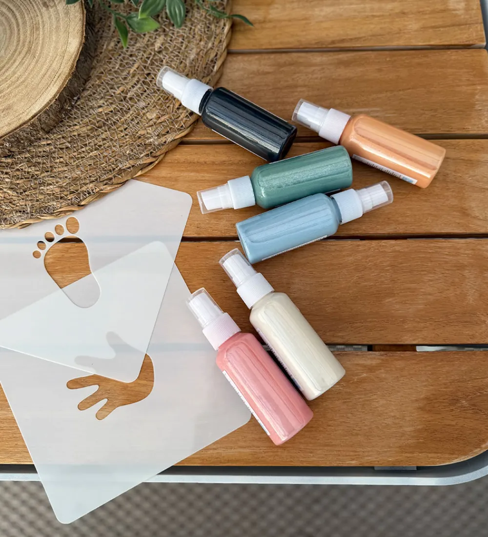 Vanilla Copenhagen Kreativ Leg|Kreasæt>Hånd- og Fodaftryk Sæt - Tekstilspray