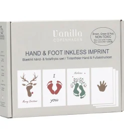 Vanilla Copenhagen Kreasæt>Hånd- og Fodaftryksæt - Brun/Grøn/Rød