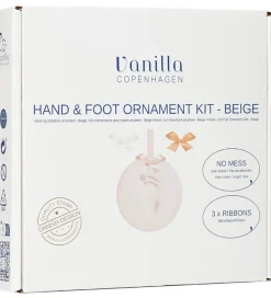 Vanilla Copenhagen Kreativ Leg|Kreasæt>Hånd- og Fodaftryksæt m. Bånd - Beige