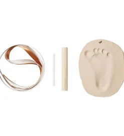 Vanilla Copenhagen Kreativ Leg|Kreasæt>Hånd- og Fodaftryksæt m. Bånd - Beige