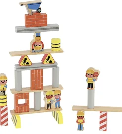 Vilac Trælegetøj|Spil>Balancespil - Træ - 27 Dele - Byggepladsen